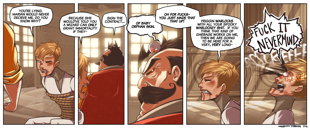 every pound of that warlock is evil, ad there are a lot of pounds.